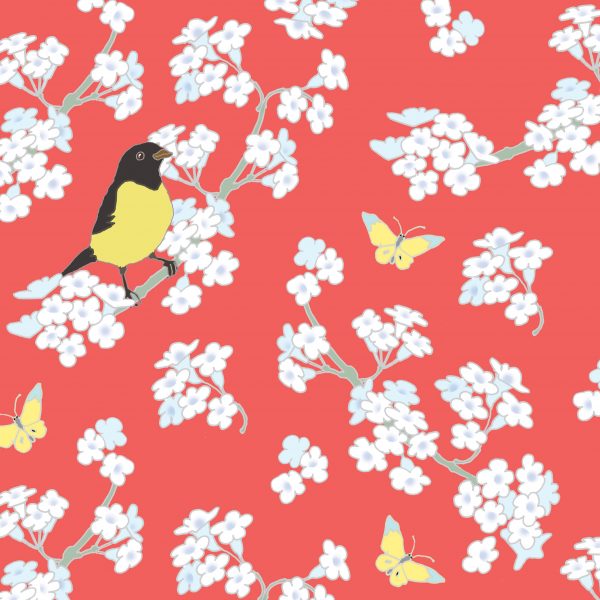 Luxury Paper - Bird in Jasmine