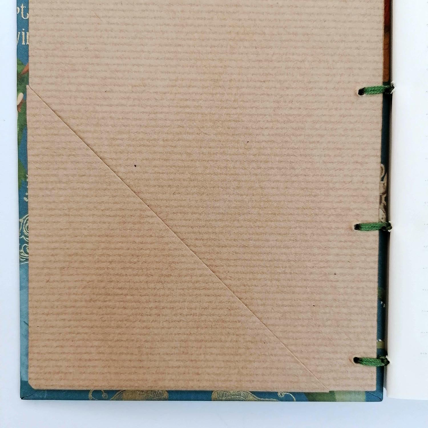 Handmade Notebook with Byzantine Binding - Peter Pan