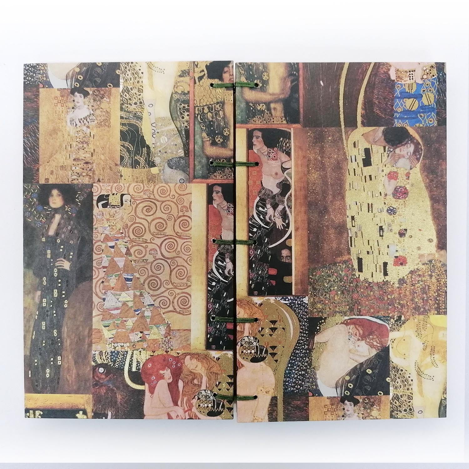 Χειροποίητo Σημειωματάριo με Βυζαντινή Βιβλιοδεσία - Klimt