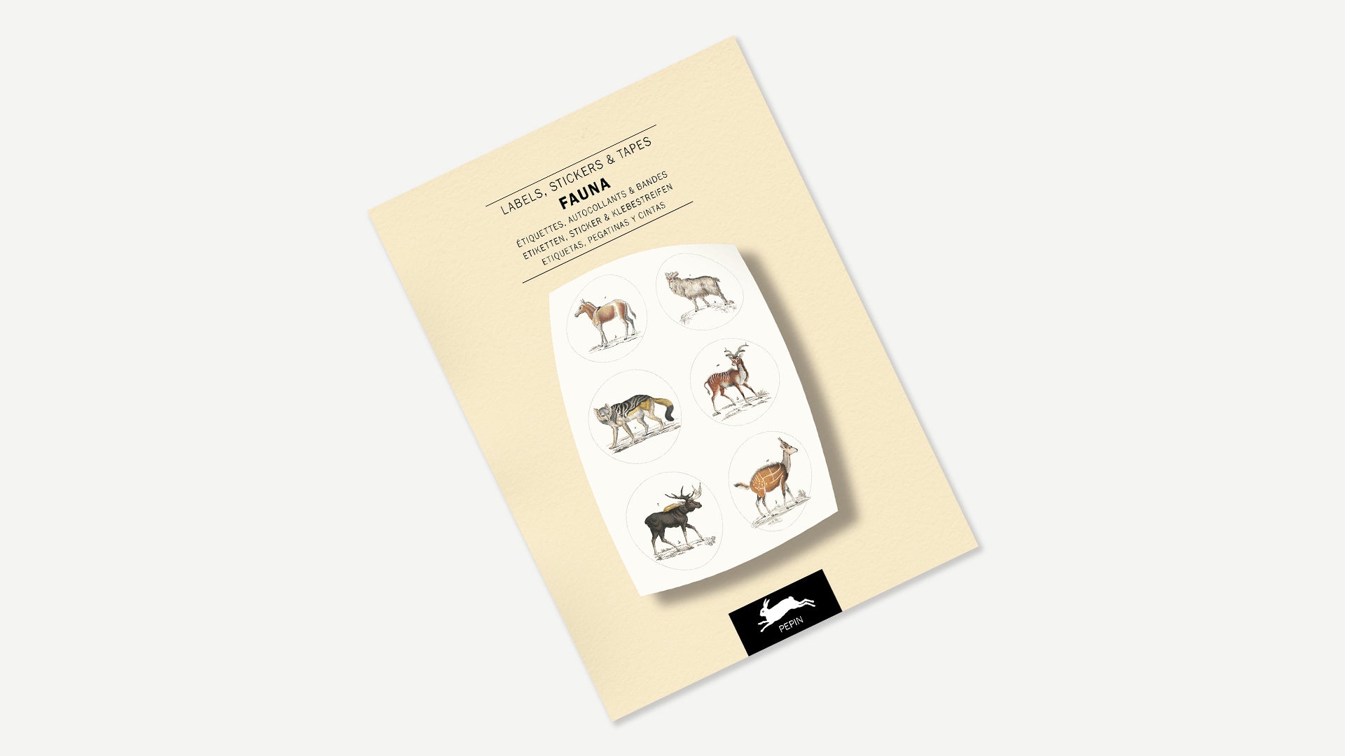 Fauna - Books with labels and stickers