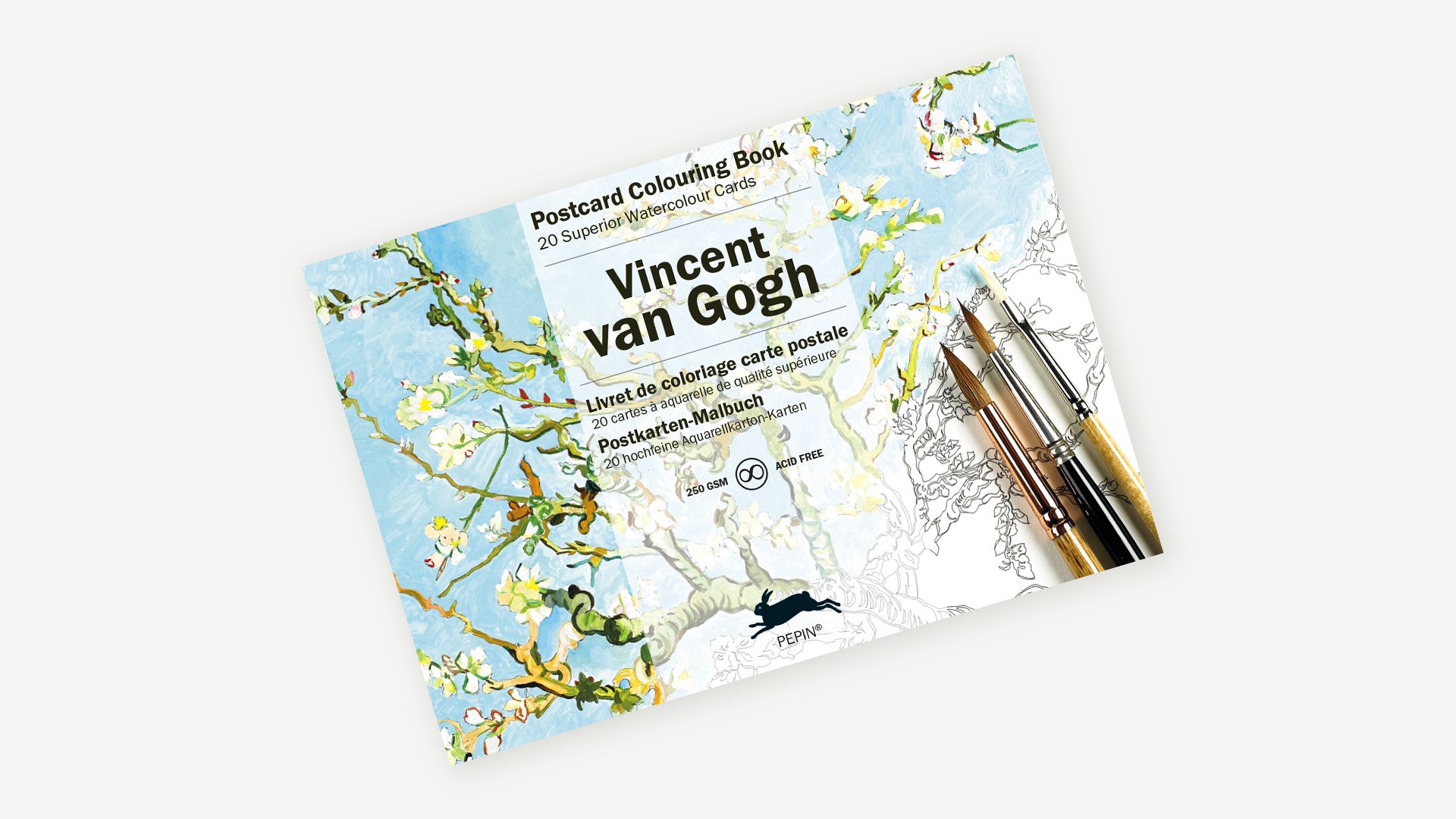 Postcard Coloring Book - Van Gogh