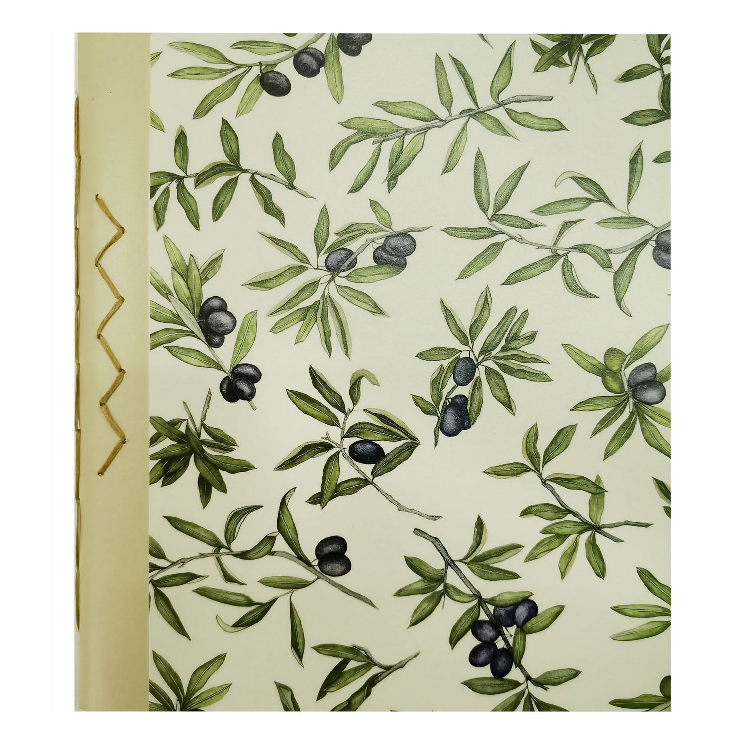 Handmade notebook - Olive branches