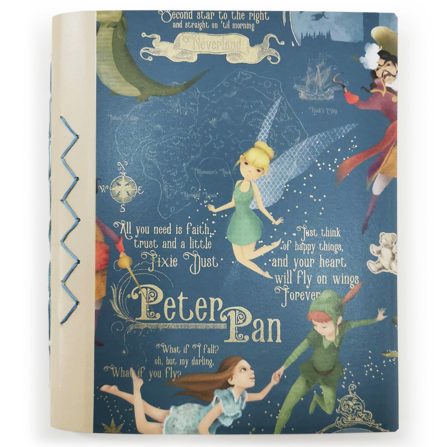 Handmade notebook - Peter Pan