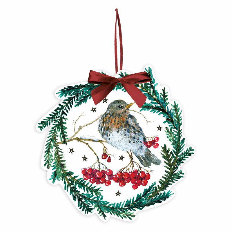 Christmas decoration - Redneck in a Christmas wreath