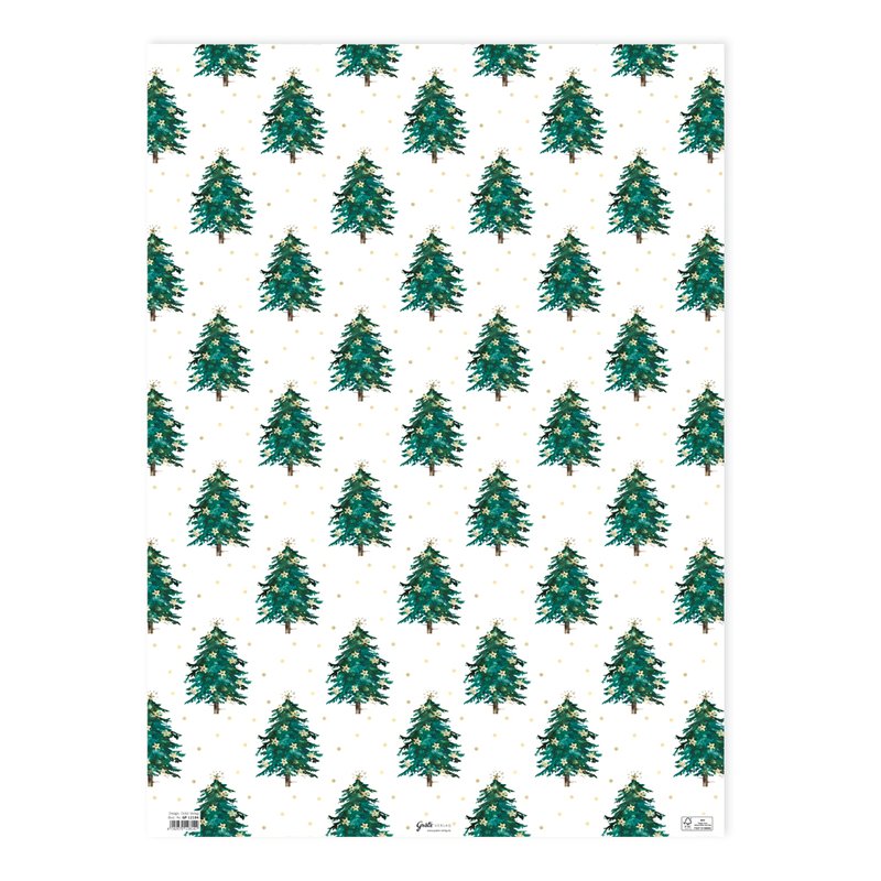 Christmas Wrapping Paper - Fir Tree