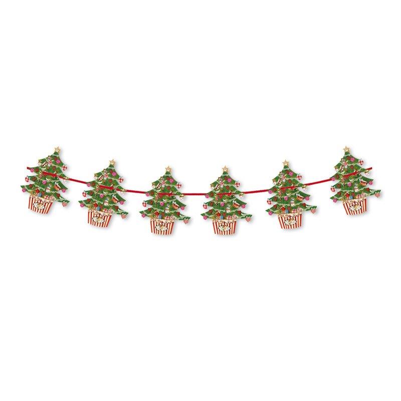 Christmas garland - Christmas fir trees