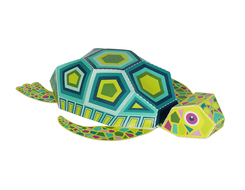 Set of 4 sea animals - Paper Toy