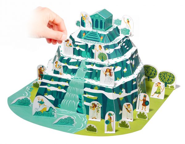 Board Game - Mount Olympus Paper Toy