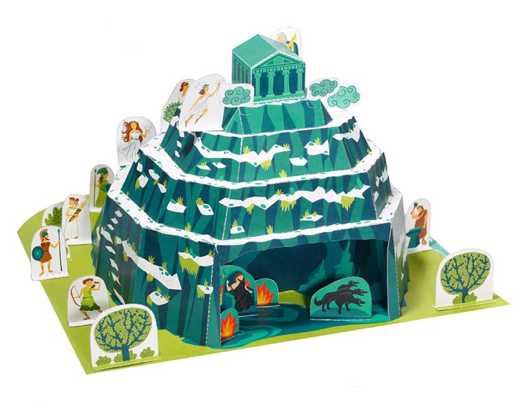 Board Game - Mount Olympus Paper Toy