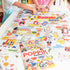 Large Poster with 85 stickers – 100% English