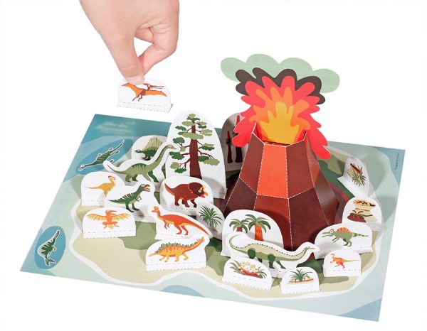 Επιτραπέζιο Παιχνίδι - Dinosaur Island Paper Toy