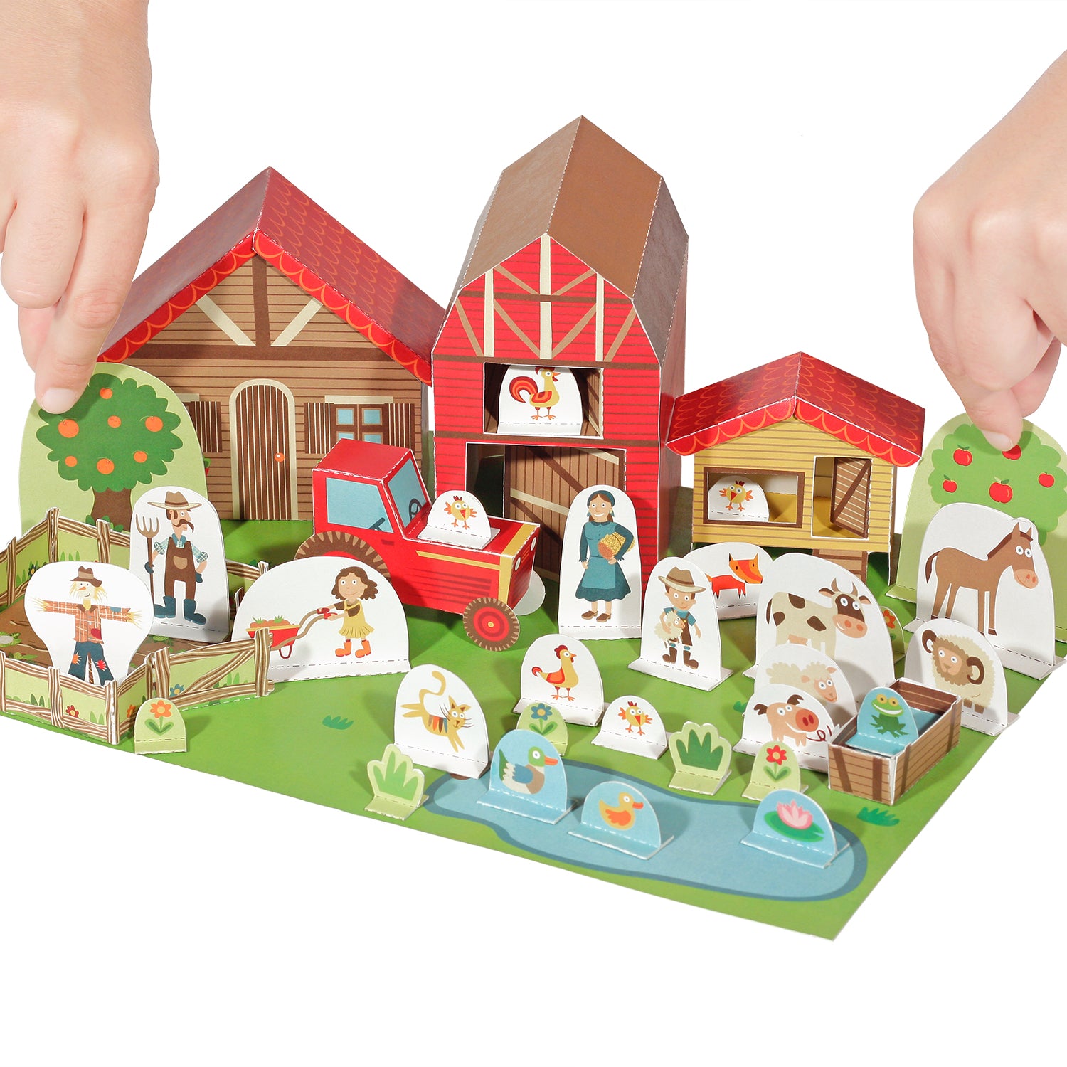Επιτραπέζιο Παιχνίδι - Φάρμα Paper Toy
