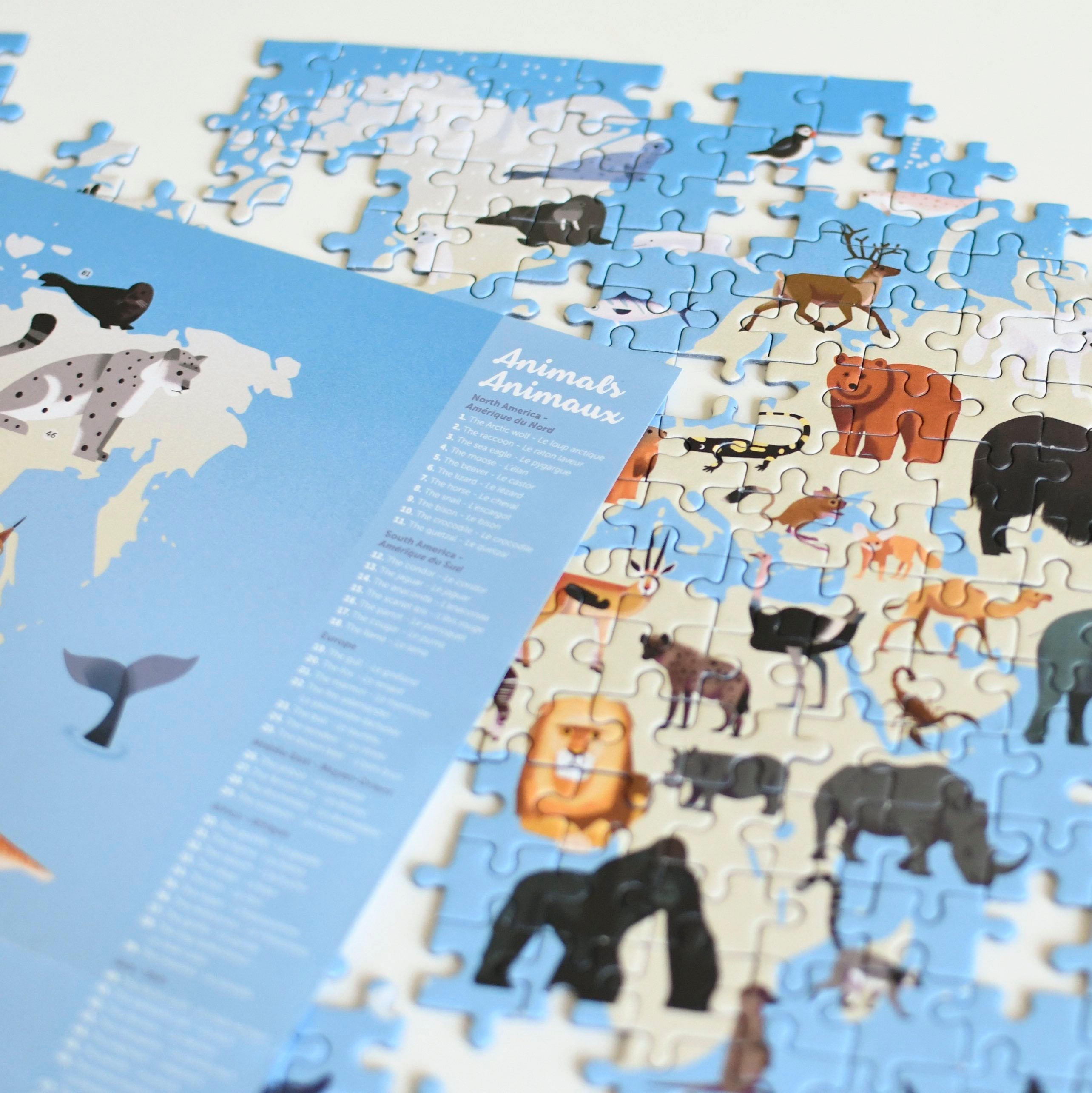 500 piece puzzle - Animals of the World 